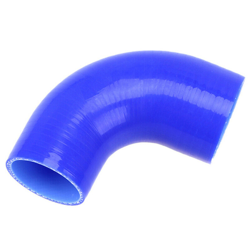 90 Degree Silicone Elbow Pipe Intercooler Hose Coupler 51-57mm Blue