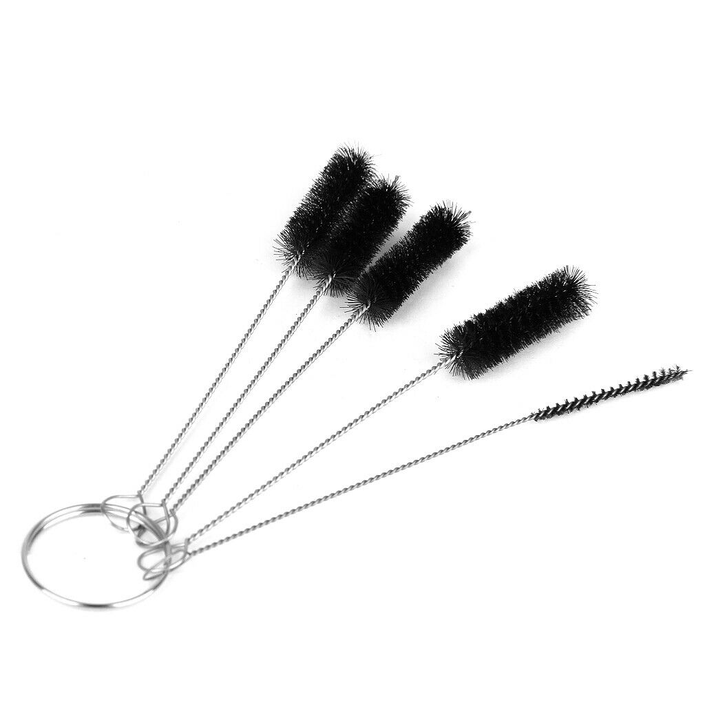 Pack of 10 Nylon Wire Tattoo Grip Nozzle Tip Cleaner Brushes Set for Jewelry