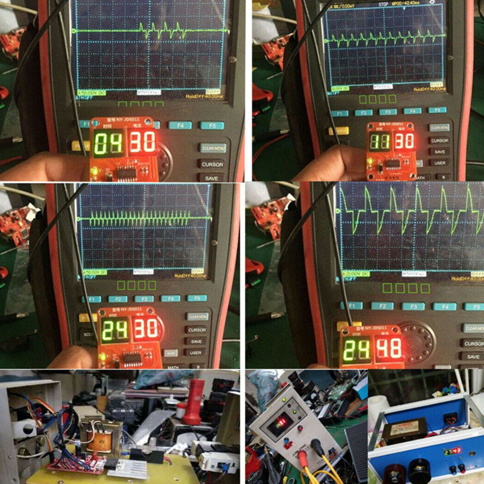 Spot Welder Time Control Board 100A Updating Current with Display Digital