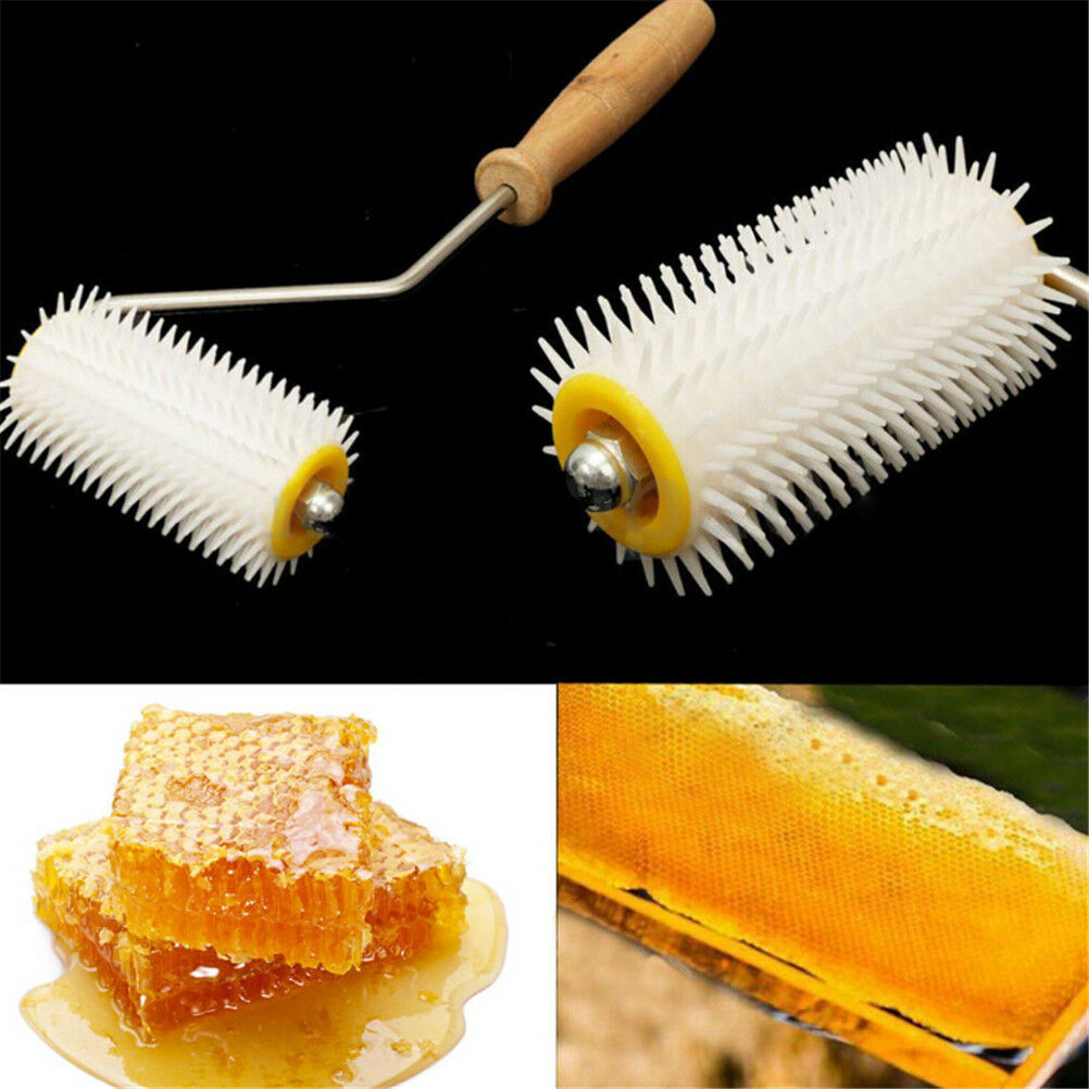Beekeeping Tool Plastic Uncapping Needle Roller Bee Honey Extracting Equip_DD