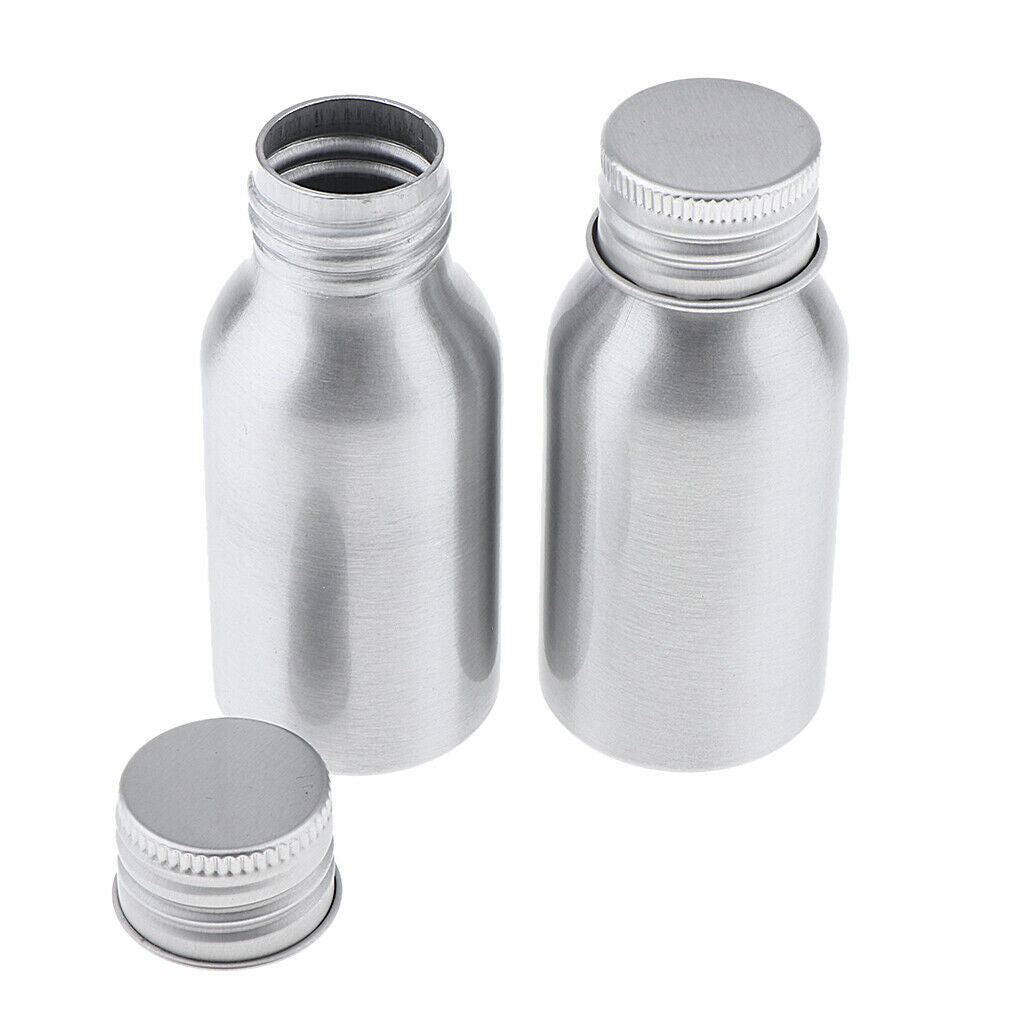 Reusable 40mL Empty Cosmetics Aluminum Bottles - Leak Proof & UV Protection -
