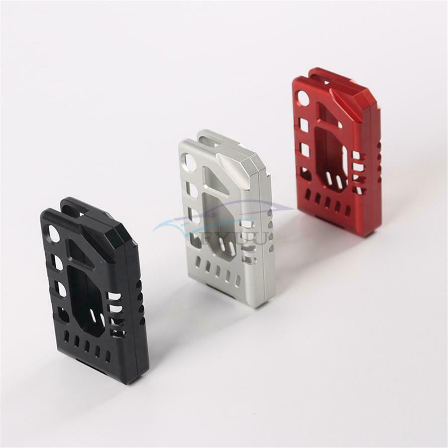 1 Piece Red Aluminum Car Key Shell Protection Cover For Jeep Wrangler JL 18-21