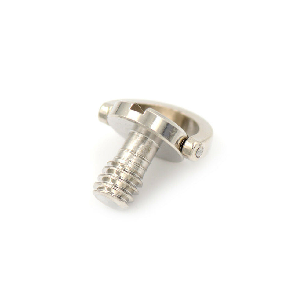 2x 1/4 "Stainless Steel Screw Screw Adapter For Camera Tripod Supppor.l8