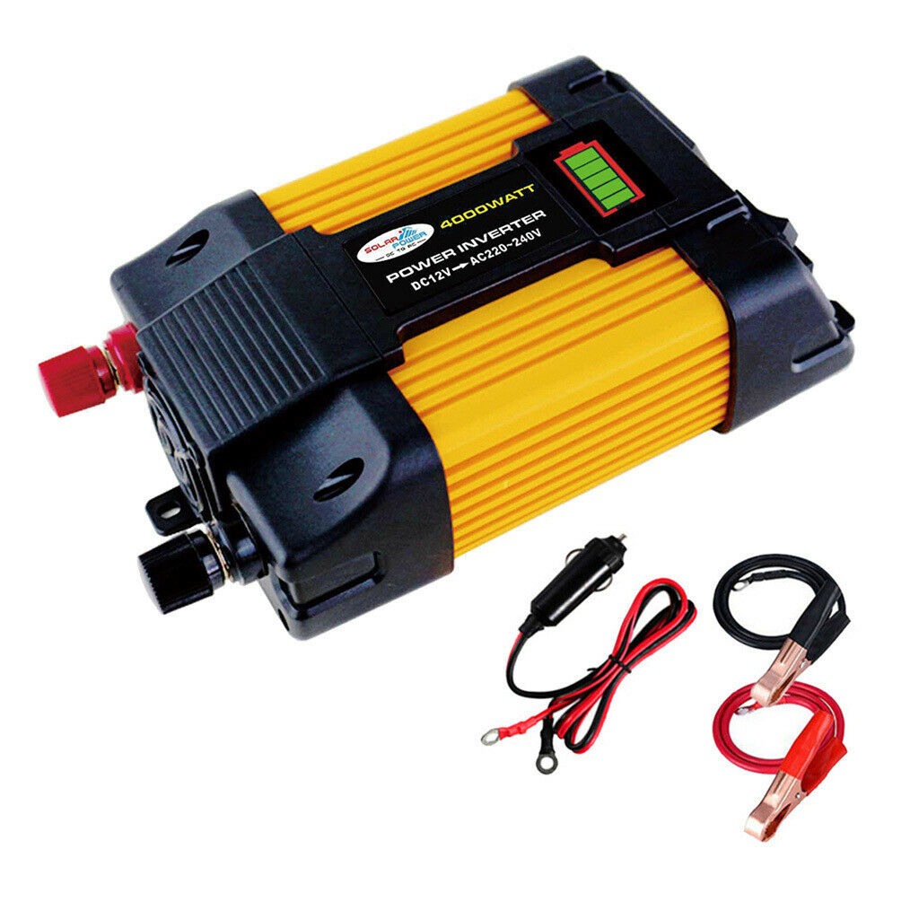 Car Power Inverter Solar Converter Modified Wave for Car RV Universal 4000W