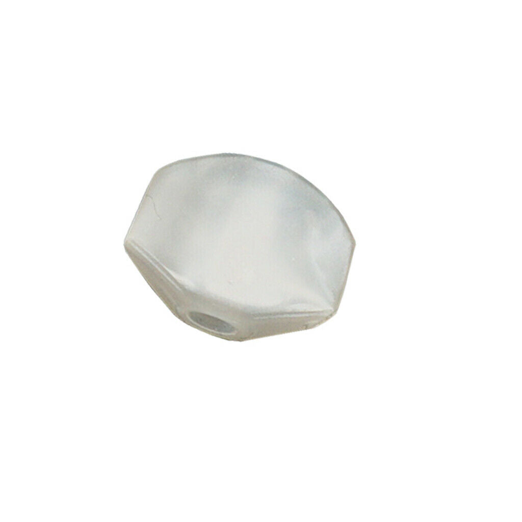 Durable 6 Pieces Plastic White Machine Heads Caps Buttons DIY for