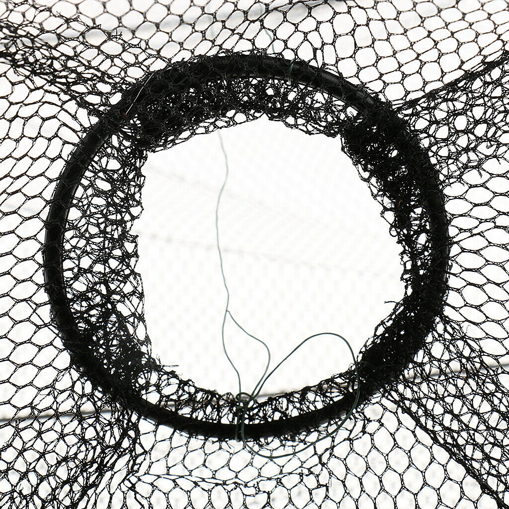 Portable Foldable Fishing Trap Cast Net Crab   Minnow Gear Trap Black