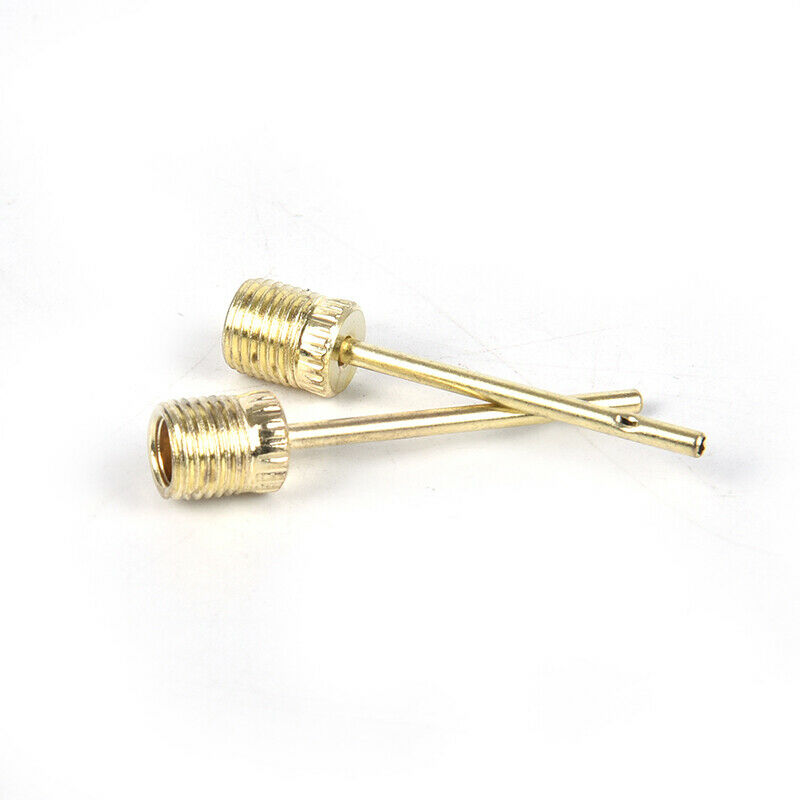2x Steel Sport Inflating Gas Needle For Football Soccer Ball Air Pump Tool_DD