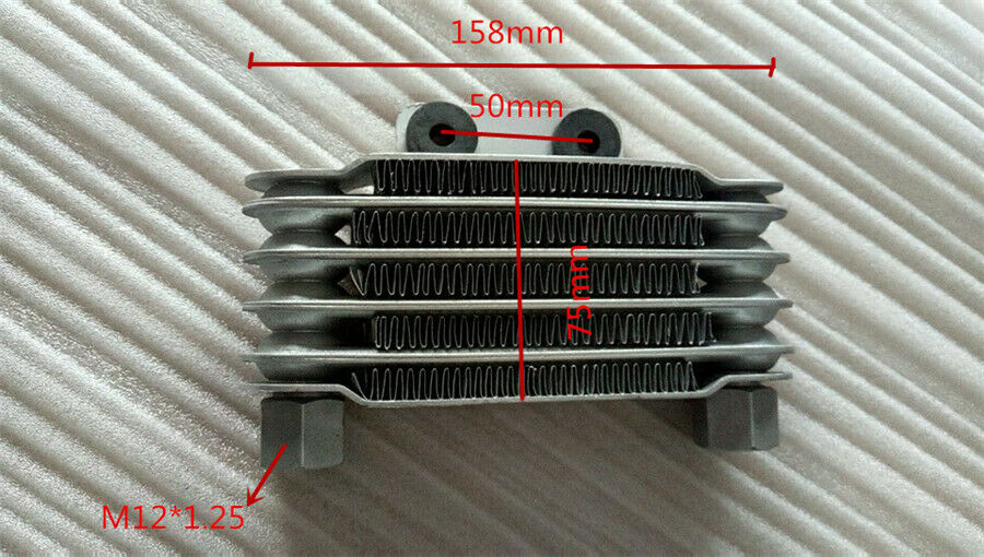 High Performance Oil Cooler Radiator Cooling KIT Chinese 110 125CC  Dirt Bike