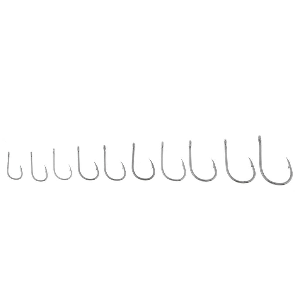500pcs Hooks Steel Barbed Fishing Fly Fish Catcher Fish
