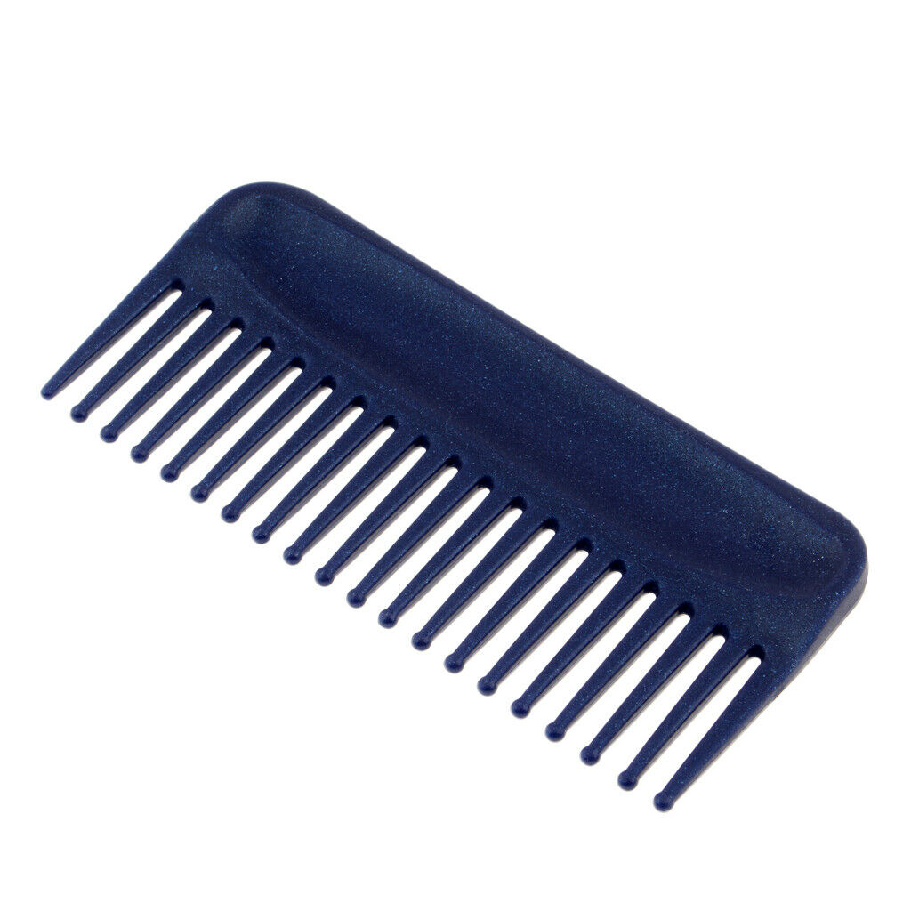 Salon Hair Care Detangling Hair Comb Hairbrush Anti Static Wide Tooth Blue