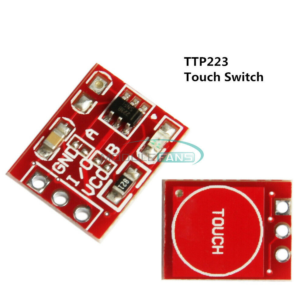 10PCS Self-Lock TTP223 Capacitive Touch Switch Button Module For Arduino