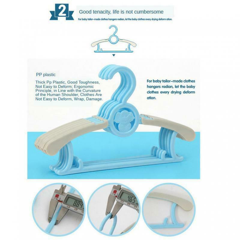 20pcs Kids Hangers Retractable Children's Bar Hangers for Coat Trouser Skirt