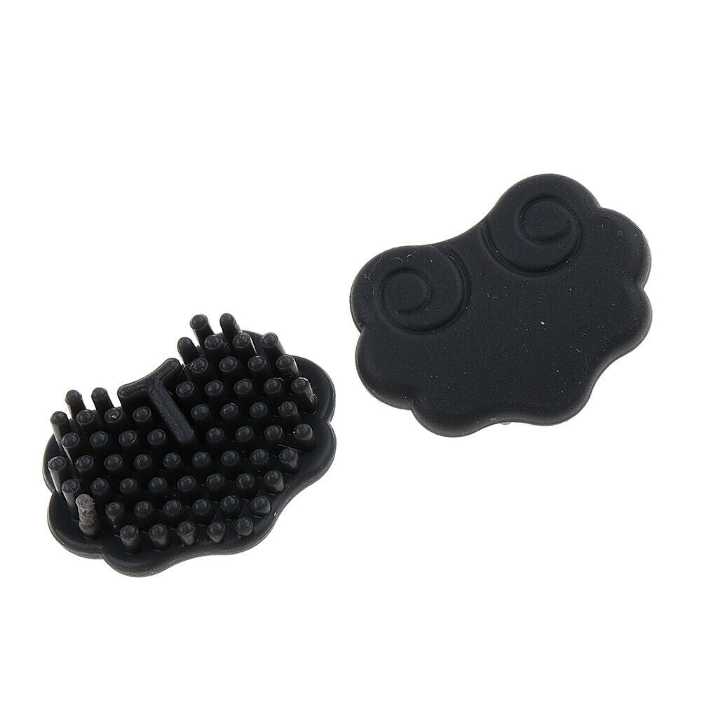 2 Pieces Chinese Erhu Noise Reducer Pad Sound Filter Filencer Pads Black