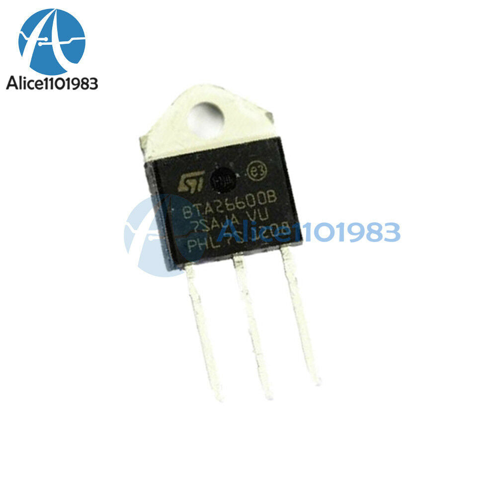 5PCS BTA26-600B TRIAC BTA26600B STM TOP-3L IC