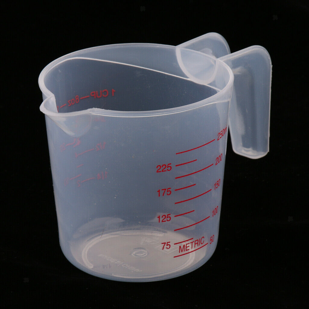 Transparent Plastic Measuring Cup For Young Parrot Baby