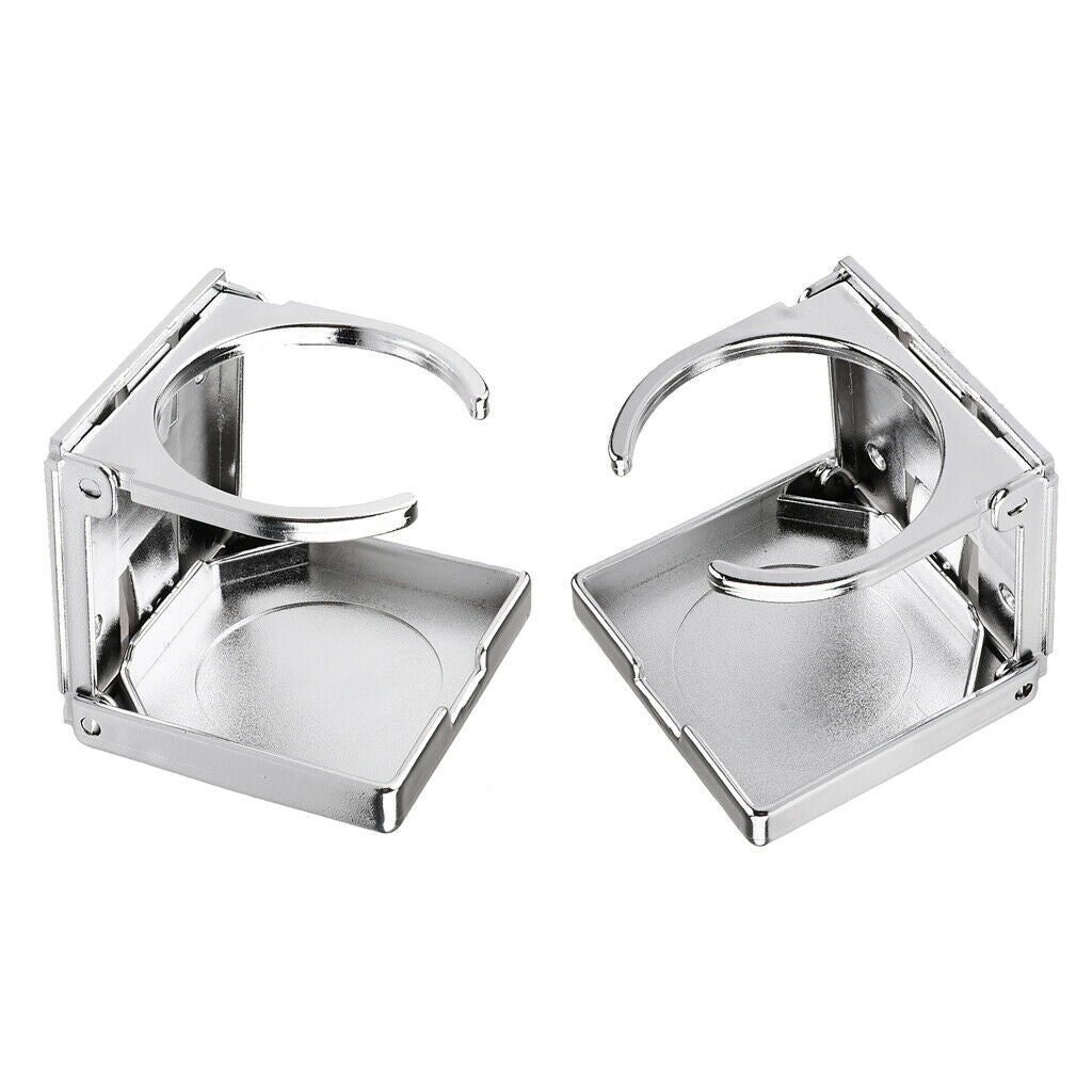 prettyia 2Pcs Folding Beverage Drink Cup Holder Keeper for Foosball Table