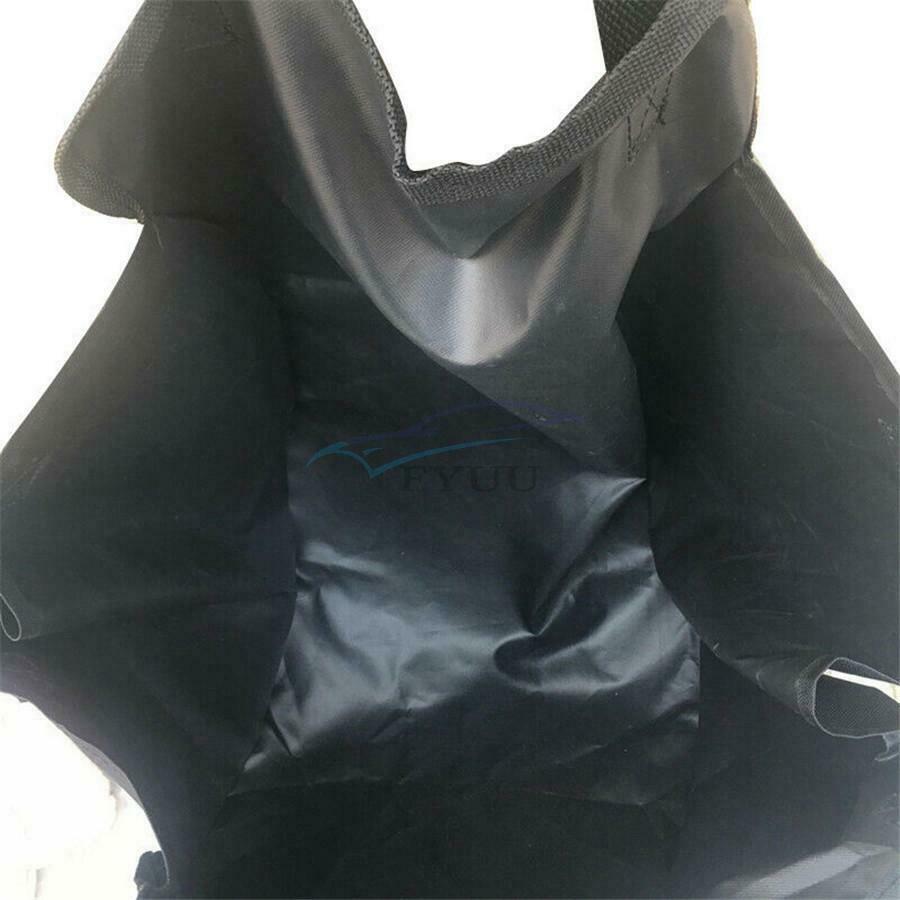 1PCS Large Capacity Oxford Cloth Car Seat Back Bag Sundries Storage Bag Black