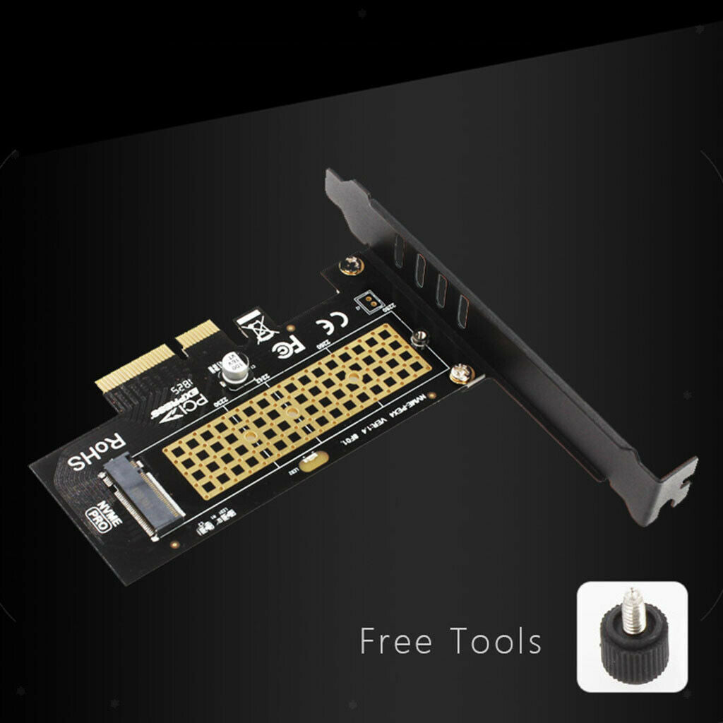 1 Pc M.2 to PCIe Adapter, NVME SSD PCI-e 3.0 x 4 Host Controller Expansion Card