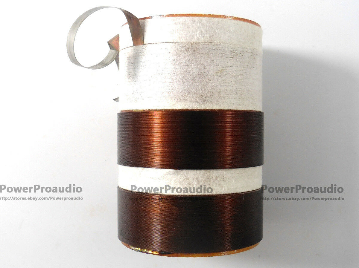 2x 51mm frame glass fiber aluminium flat wire double voice coil for JBL265H 8Ohm