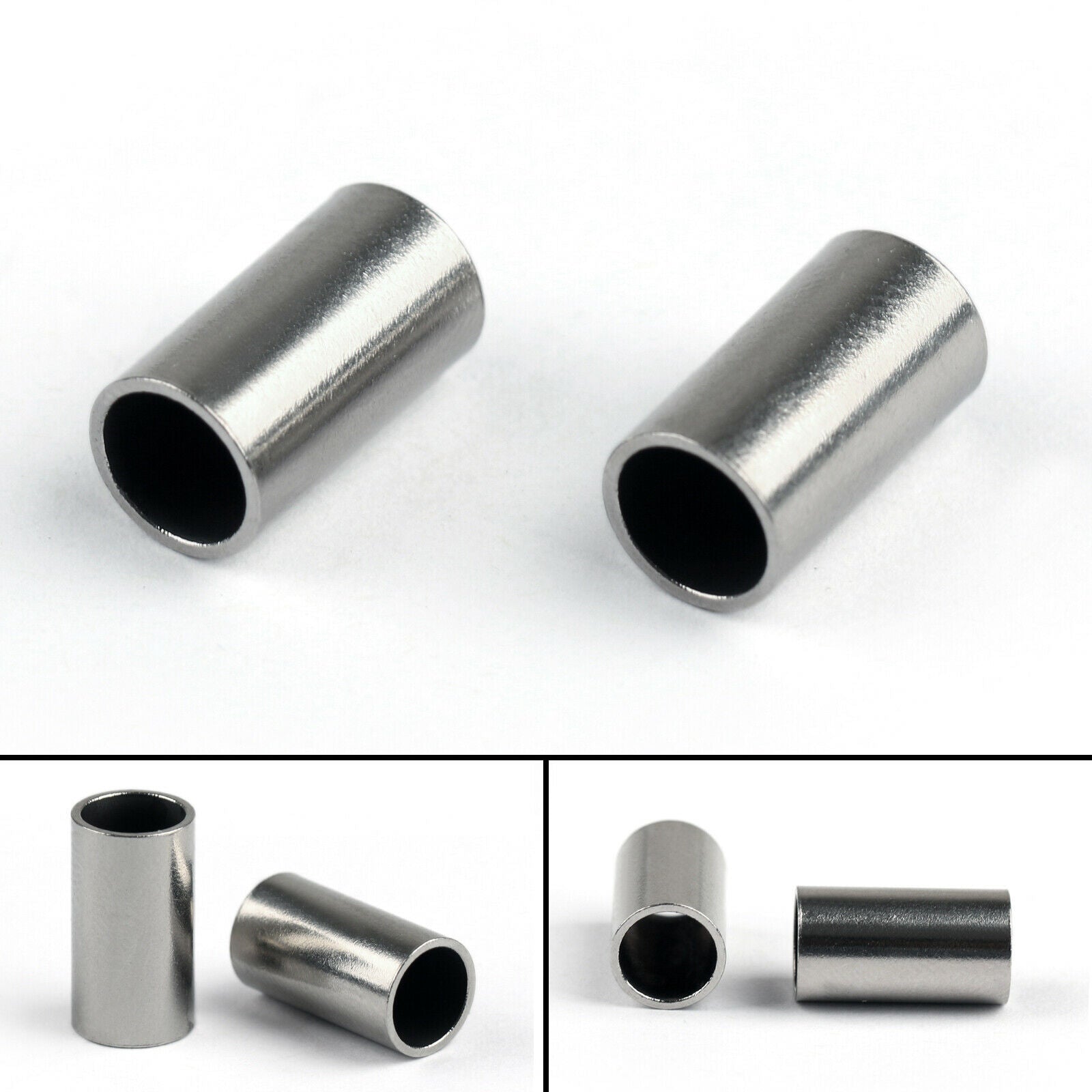 10x Crimp Sleeve Ferrule Pleated Tube Pipe For RG58 400 RG142 LMR195 Connector