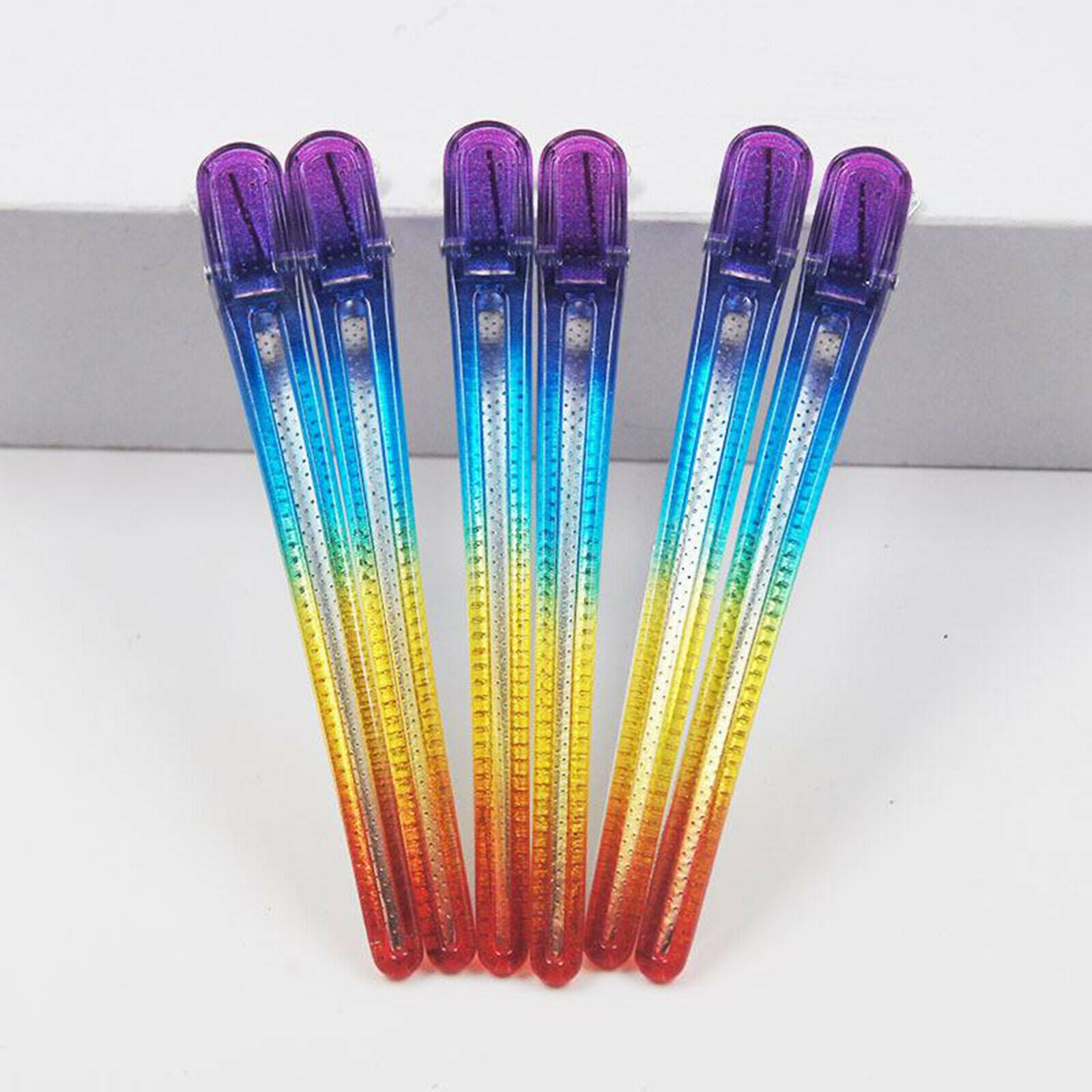 4Pcs Makeup Pieces Invoice Alligator Clips Styling Curling Cutting Clips