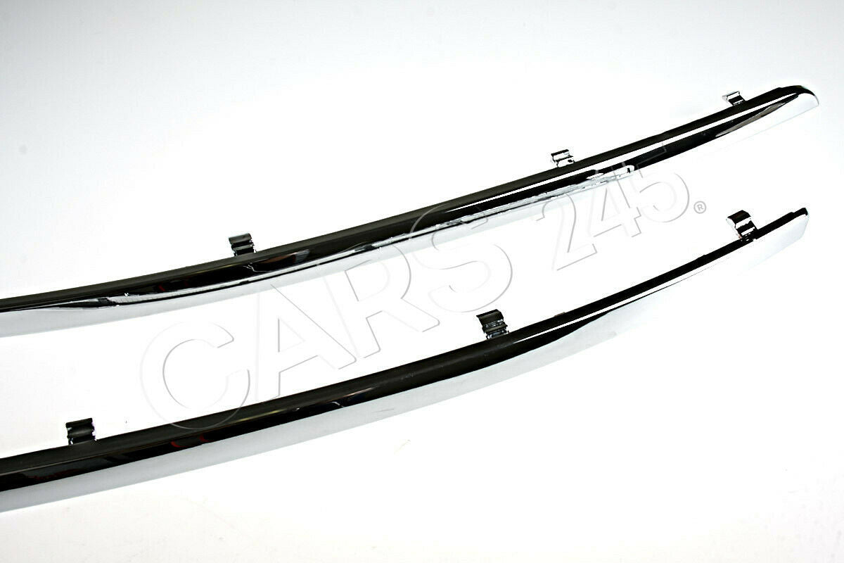 Front Trim Chrome Mouldings PAIR Fits AUDI A8 D3 2003-2008