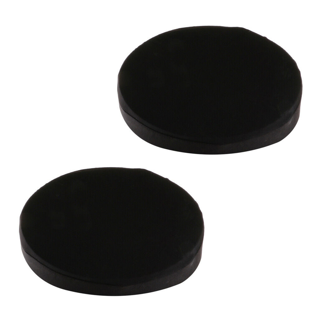 2x Elastic Bar Stool Covers Round Chair Seat Cover Cushion Slip Covers Black
