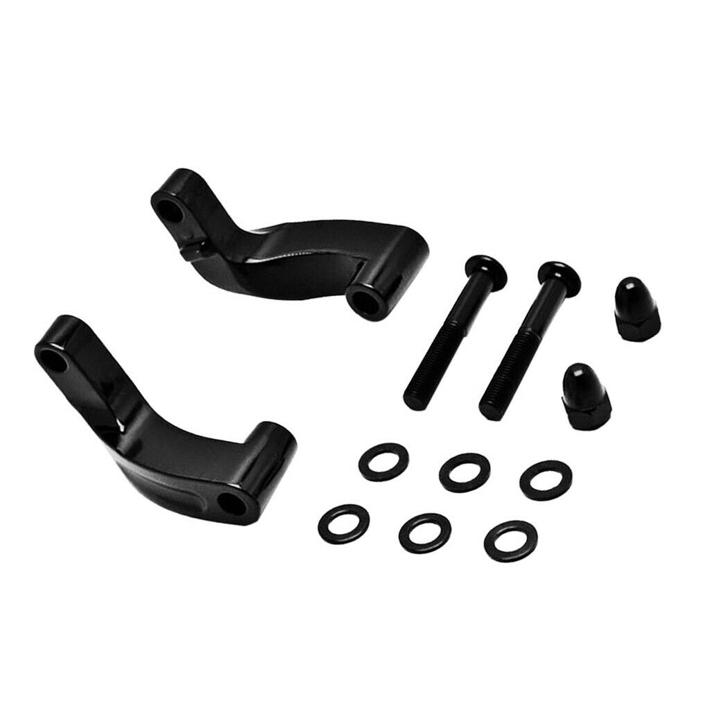 Mirror Extension Kit Relocation Black for  06-2017 Motorcycles