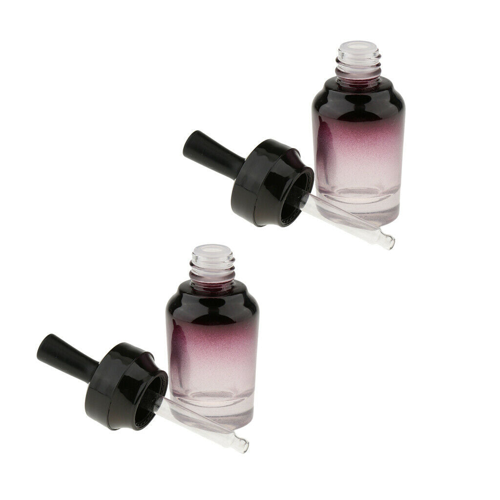 2 Pieces Empty Glass Mauillage Perfume Bottles Travel Perfect Essential Oil Drop