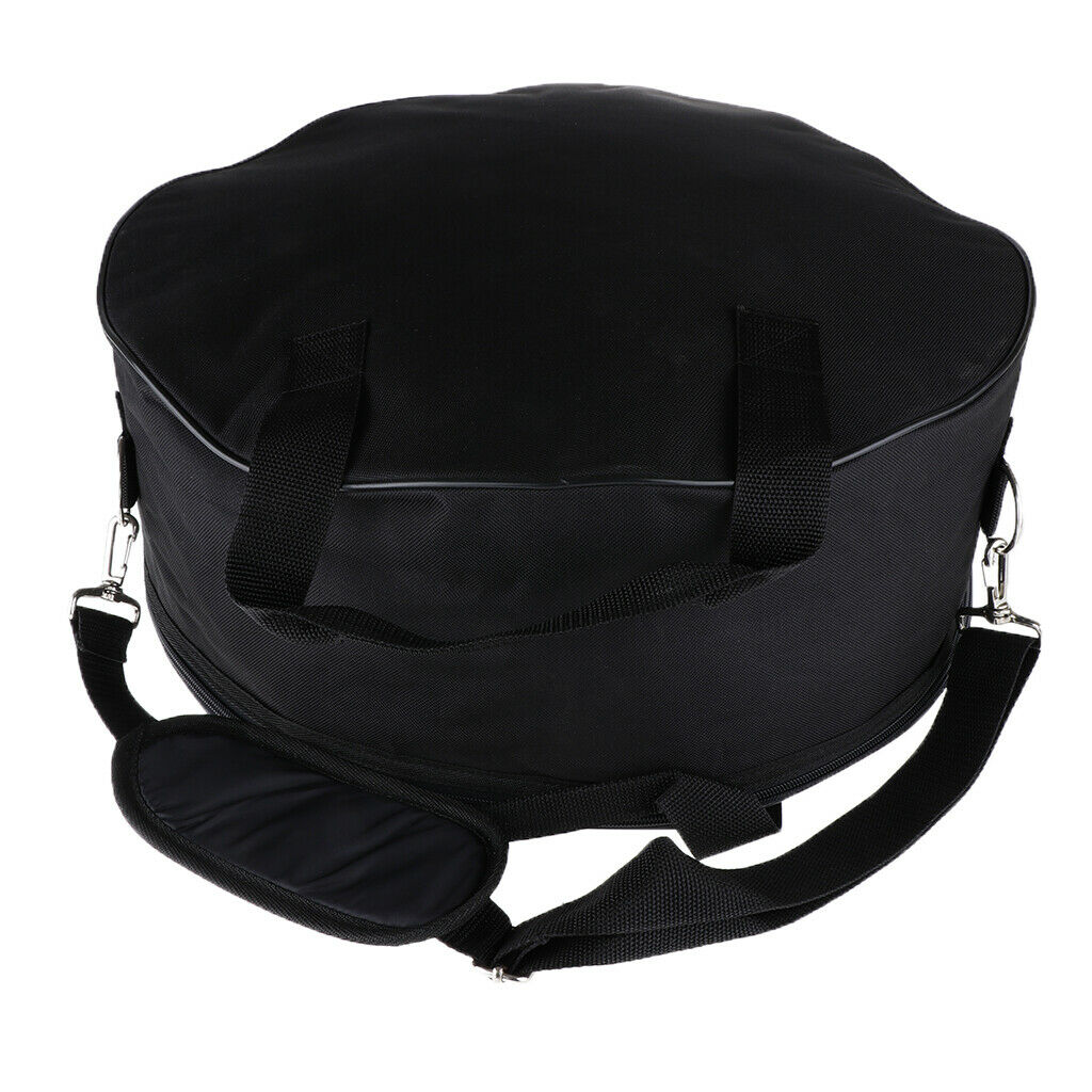 14 Inch Snare Drum Bag Protection Cover Handbag with Shoulder Strap Black