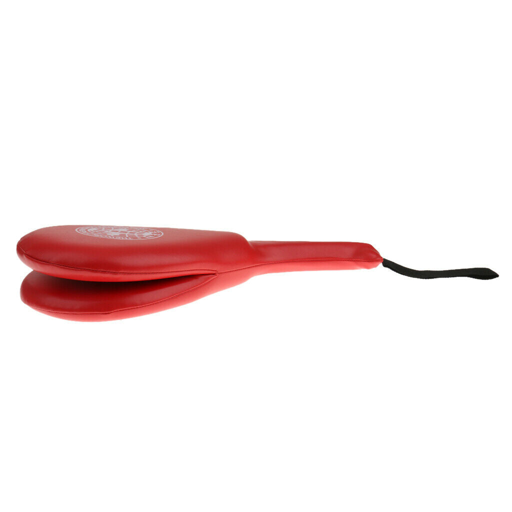 1Pcs Taekwondo Karate Kick Strike Floppy Paddle/Clapper Target Pad Red