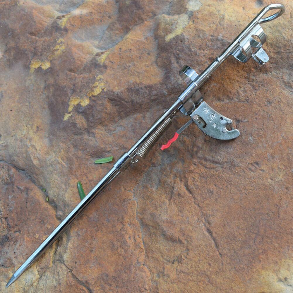 Automatic Fishing Rod Holder Spring Support Sea Pole Ground Insert Bracket @