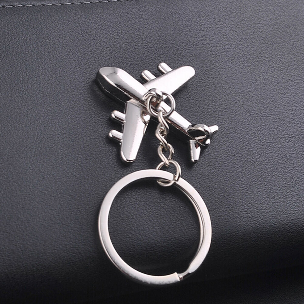 Gift Key Chains Keychain Keyfob Keyring Civil Aviation Air Plane Metal Al.l8