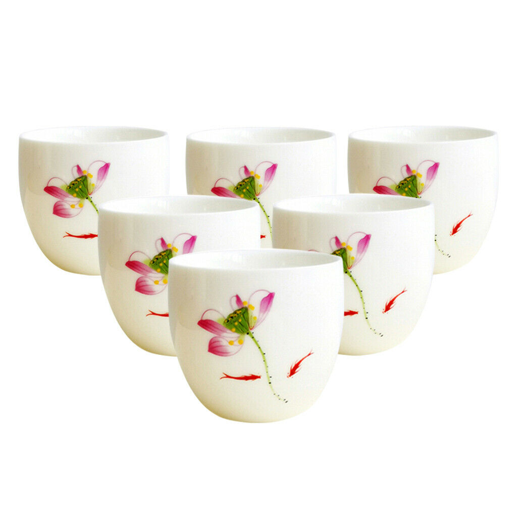 6 Pcs/Set Ceramic Coffee Milk Mugs Tea Cup Gifts for Friends Family