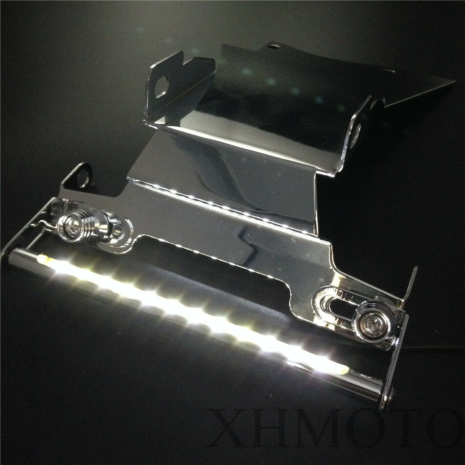 Motorcycle Chrome White LED Fender Eliminator For 2007 Yamaha FZ6