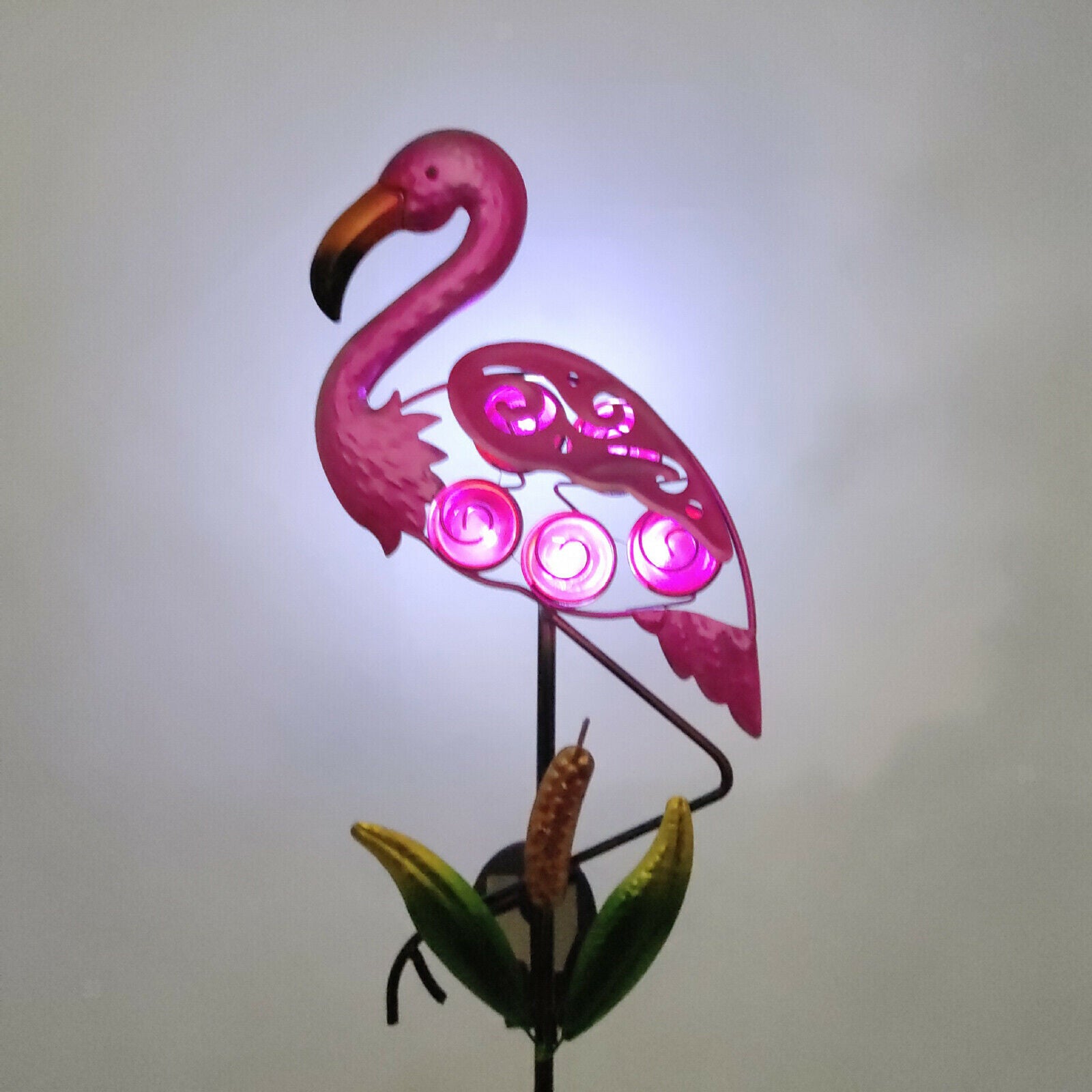 Solar Flamingo Lawn Lamps Light Waterproof Garden Stake Landscape Decor