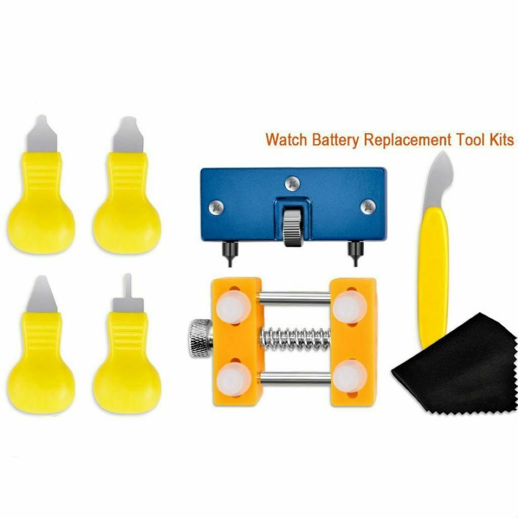 8 Pieces Professional Watchmaker Repair Kit Watch Back Cover Remover Holder