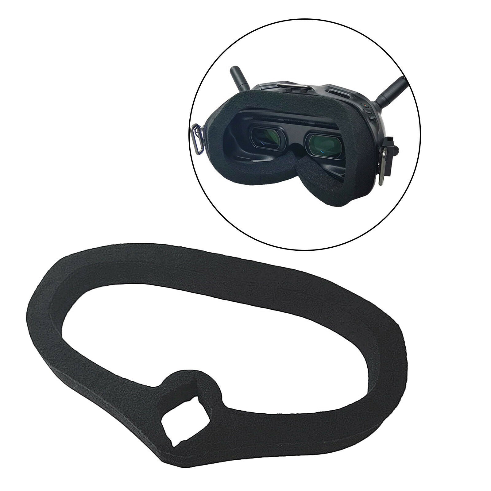 Eye Pad for DJI FPV Nose Foam Padding RC Drone Accessories Can Cutting Black