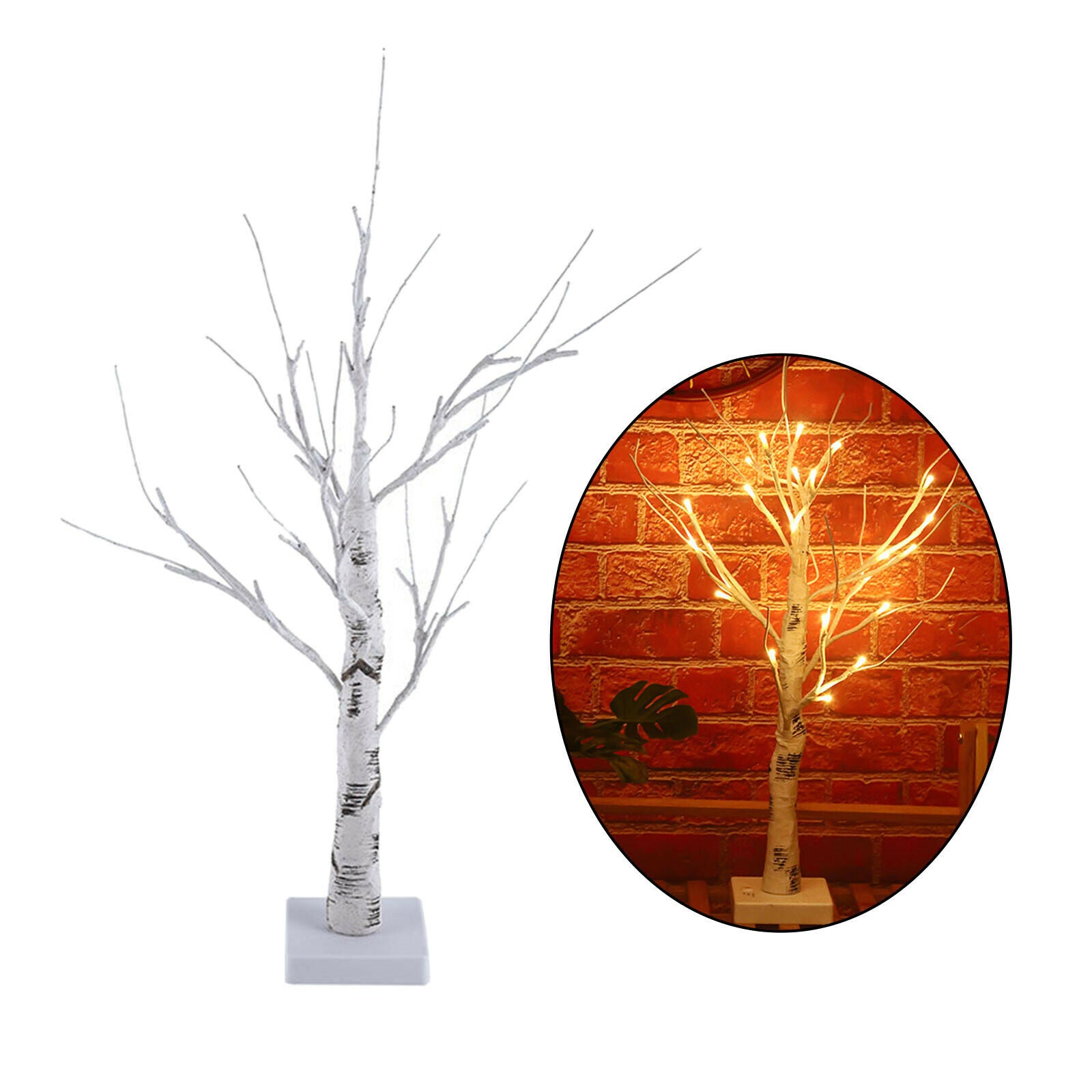Birch Tree Light for Holiday Party Indoor Room Decoration Night Lights