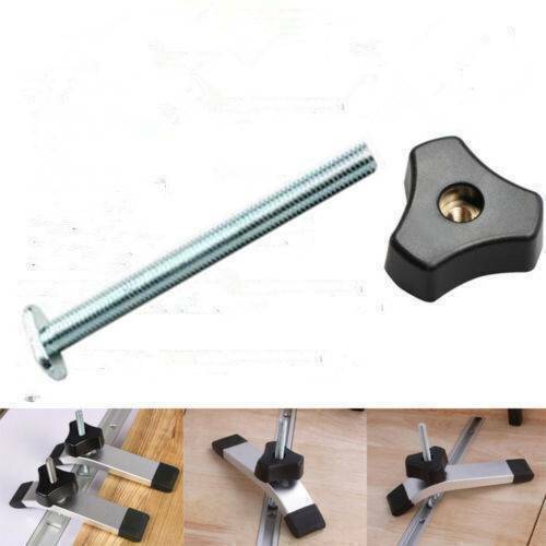 Portable Metal Quick Acting Hold Down Clamp Set for T-Slot T-Track Woodworking~~