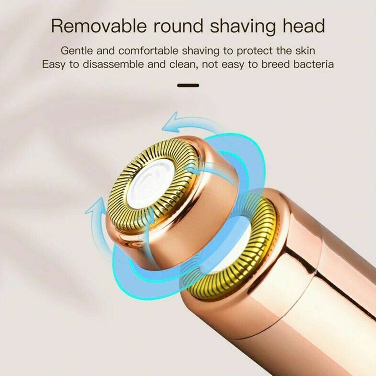 USB Women Hair Shaver Touch Hair Epilator Finishing Remover Painless Facial