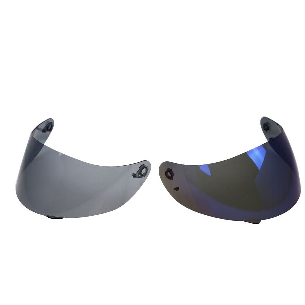 2 Packs Motorcycle Helmet Visors for K3sv K5 Helmets Lens Tawny + Blue