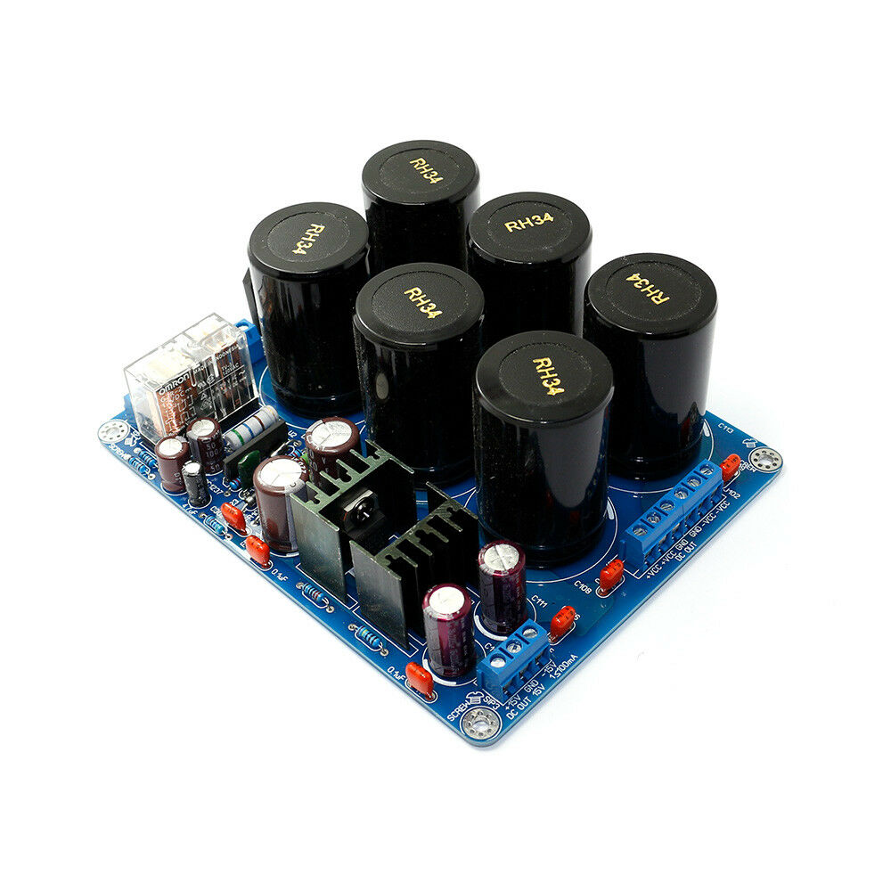 Assembled Stereo L10 Amplifier 50Wx2 + Protection Power Supply Board DC +-50V