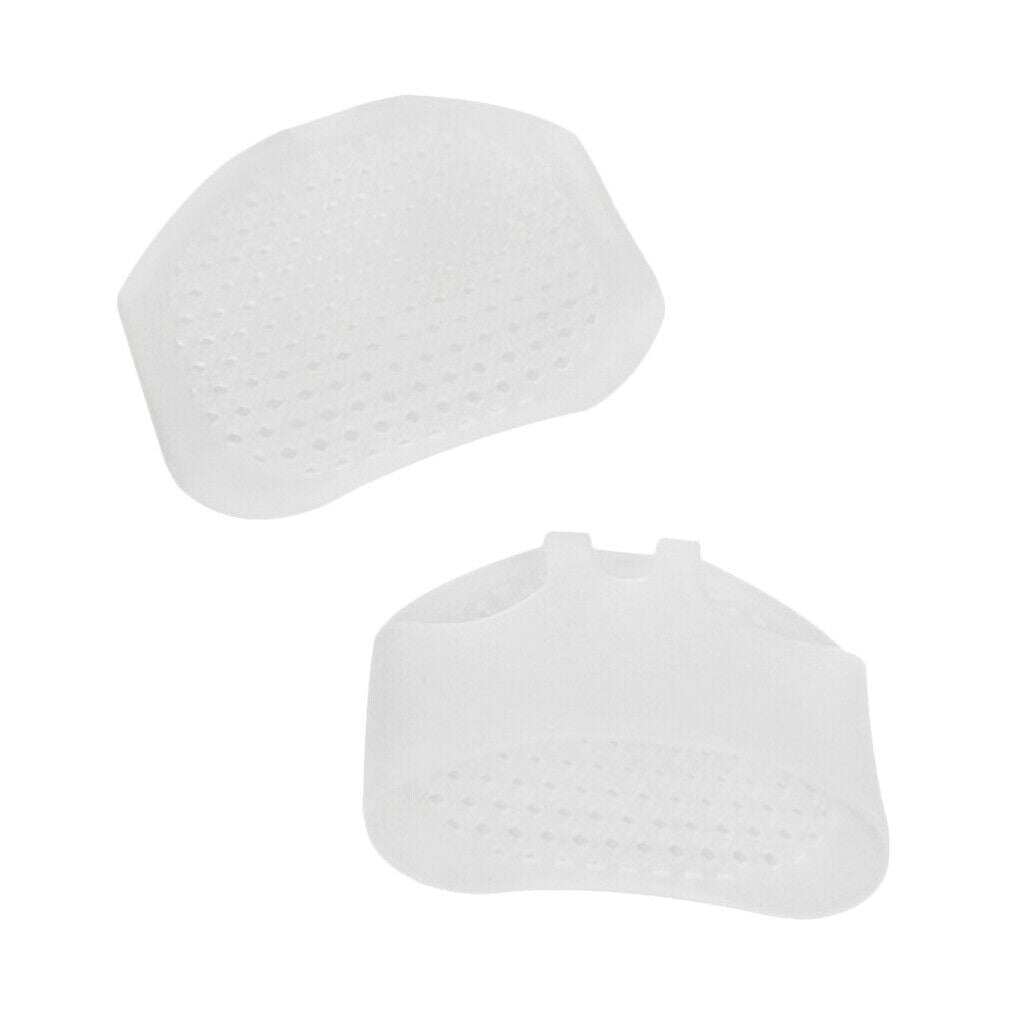 10x Gel Metatarsal Sore Ball Forefoot Pads Ball of Foot Cushion Clear New