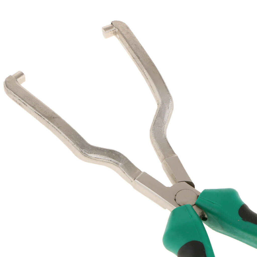 Stainless Steel Rubber Grip Fuel Line Removal Hose Plier for Tanks, Radiators,