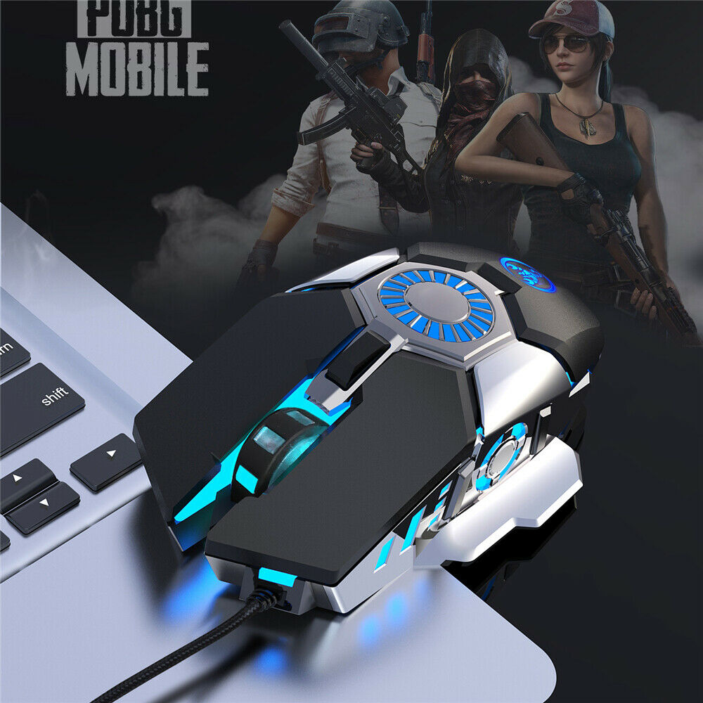 Wired Gaming Mouse Gamer Programming Computer Gaming Mice For PC RGB Backlight