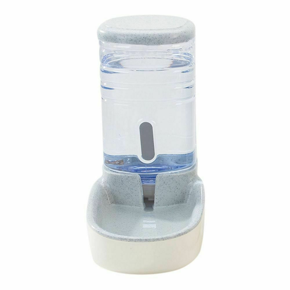 Bowl Large Capacity Puppy Food Water Dispenser Dog Cat Bottle Pet Feeder
