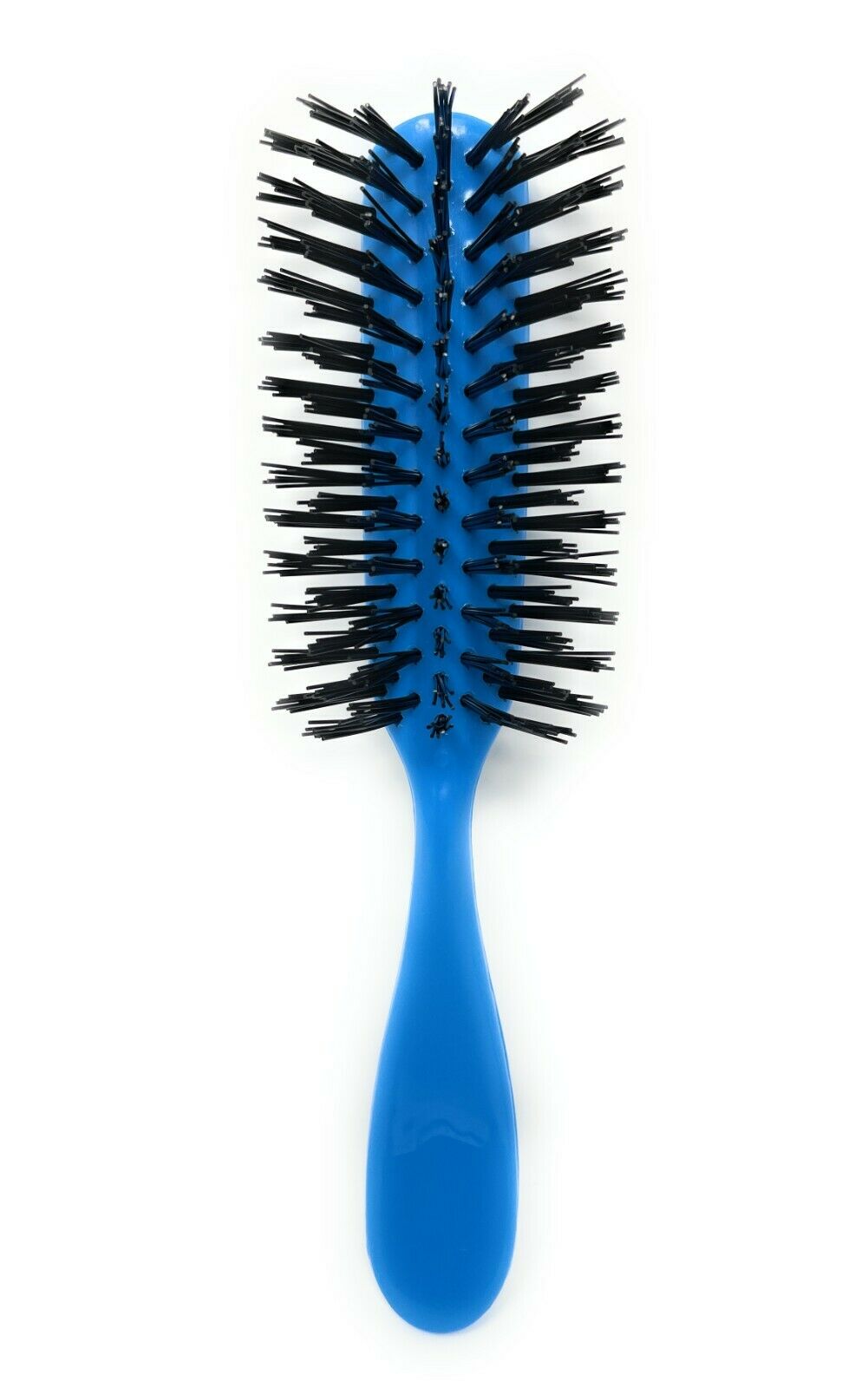 Allegro Combs Hair Brush 100 Nylon Bristles Hair Brush 7 Row Teasing Brush Blue