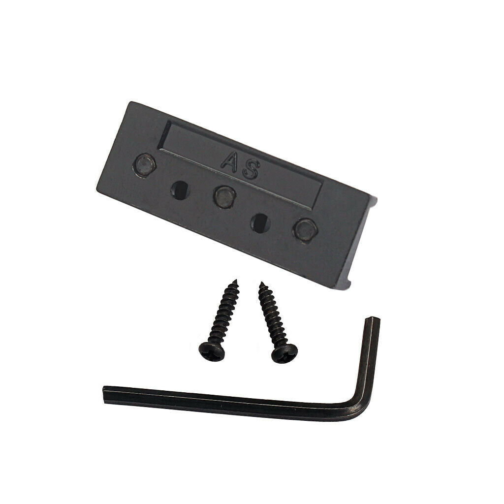 42mm Guitar Locking Nut String Lock for Guitar Parts w/ Allen Wrench Black