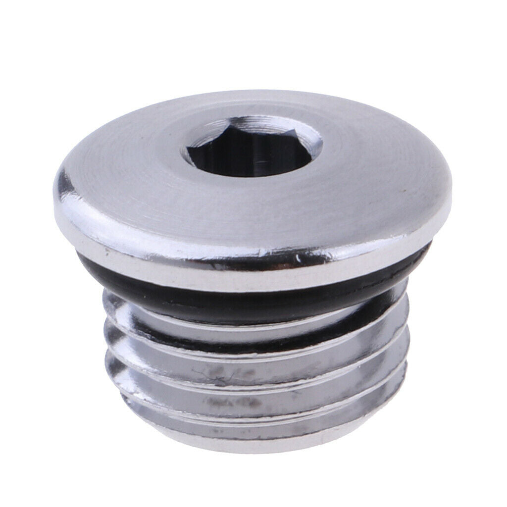 2x regulator 7/16 "high pressure + 3/8" low pressure connection screw plugs